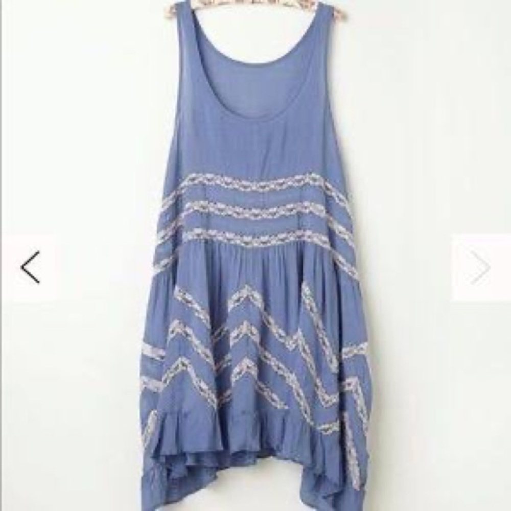 Free people trapeze lace slip
